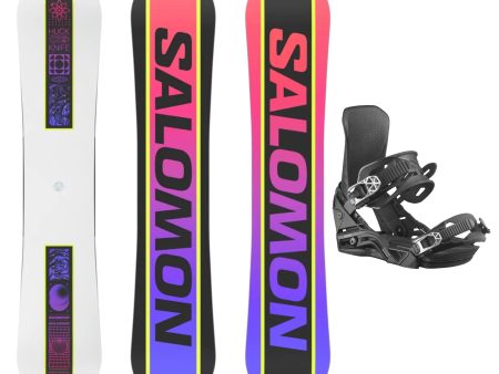 Salomon Men s Huck Knife Snowboard with Salomon District Bindings 2025 Online Sale