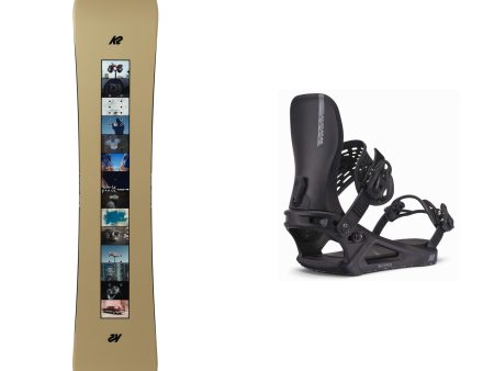 K2 Men s World Peace Snowboard with K2 Bond Snowboard Binding 2025 Online Sale