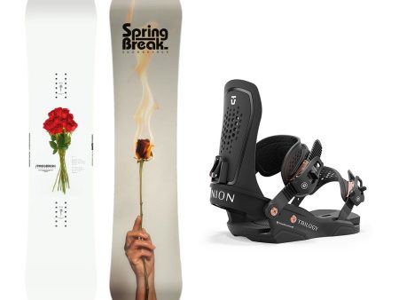 CAPiTA Spring Break Powder Twin Snowboard with Union Women s Trilogy Snowboard Binding 2025 on Sale