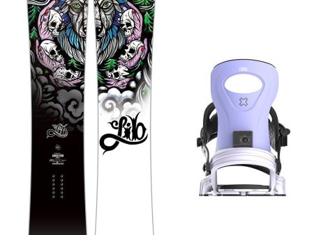 Lib Tech Jamie Lynn Snowboard with Women s Bent Metal Metta Snowboard Binding 2025 Supply