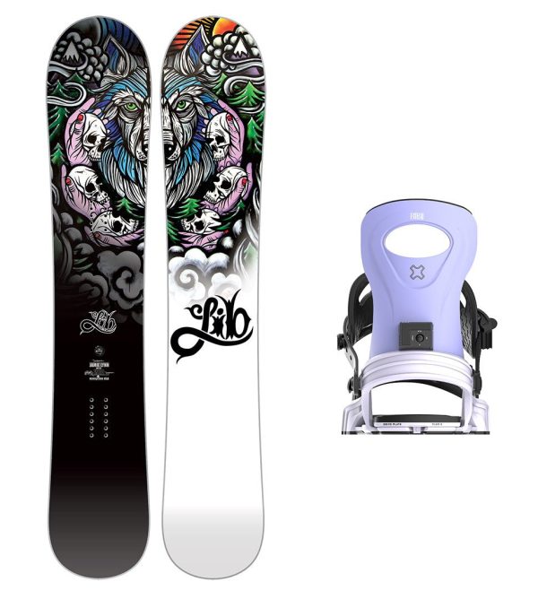 Lib Tech Jamie Lynn Snowboard with Women s Bent Metal Metta Snowboard Binding 2025 Supply