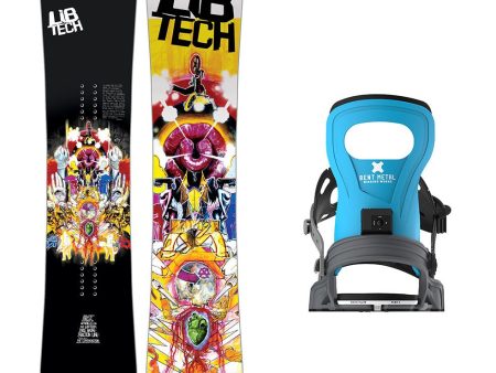 Lib Tech T. Rice Pro Camber Snowboard with Bent Metal Bolt Snowboard Binding 2025 For Sale