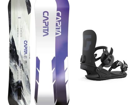 CAPiTA Mercury Snowboard with Union Strata Snowboard Bindings 2025 Fashion