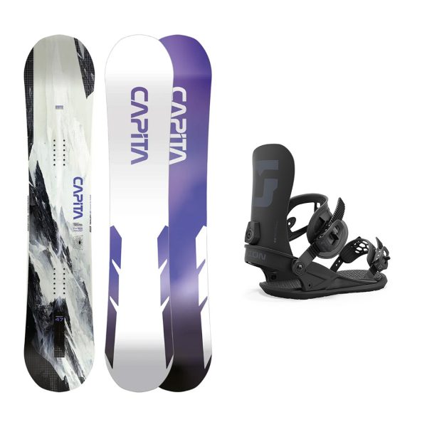 CAPiTA Mercury Snowboard with Union Strata Snowboard Bindings 2025 Fashion