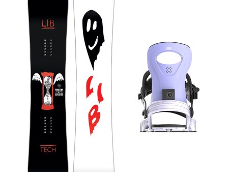 Lib Tech Women s Two Time Snowboard with Bent Metal Women s Metta Snowboard Binding 2025 Online Sale