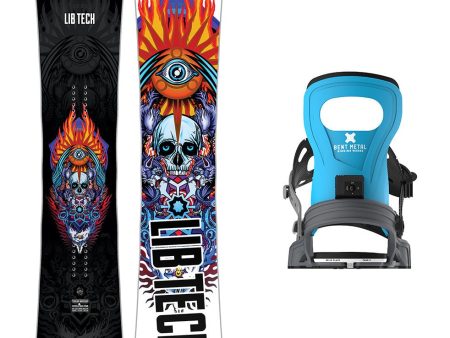 Lib Tech Terrain Wrecker Snowboard with Bent Metal Bolt Snowboard Binding 2025 Online now