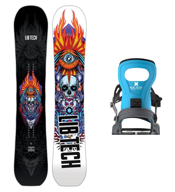 Lib Tech Terrain Wrecker Snowboard with Bent Metal Bolt Snowboard Binding 2025 Online now