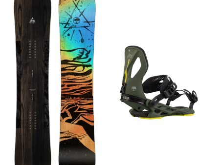 Arbor Bryan Iguchi Pro Camber with Arbor Cypress Pat Moore Snowboard Binding 2025 Cheap