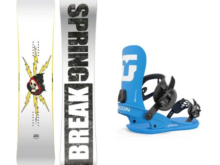 CAPiTA Spring Break Resort Twin Snowboard with Men s Union Strata Snowboard Bindings 2025 Fashion