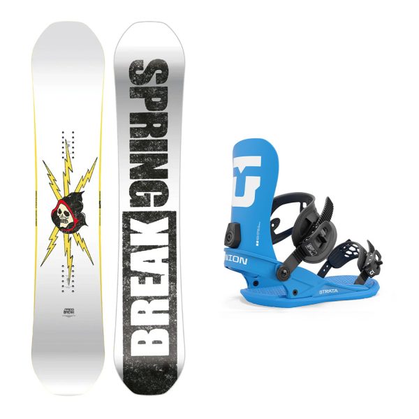 CAPiTA Spring Break Resort Twin Snowboard with Men s Union Strata Snowboard Bindings 2025 Fashion