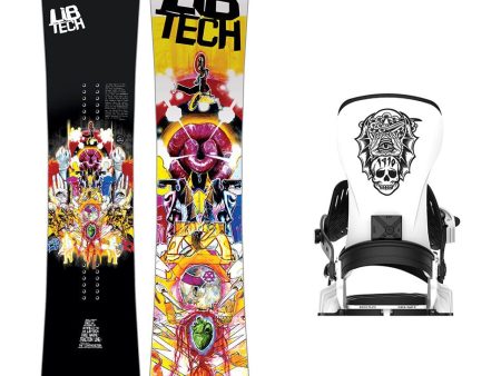 Lib Tech T. Rice Pro Camber Snowboard with Bent Metal Transfer Snowboard Binding 2025 Discount