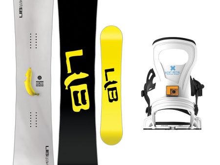 Lib Tech Skate Banana Snowboard with Bent Metal Women s Beam Snowboard Binding 2025 Hot on Sale