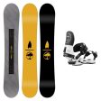 Arbor Metal Machine Camber Snowboard with Arbor Hemlock Boss Dog Snowboard Binding 2025 Fashion