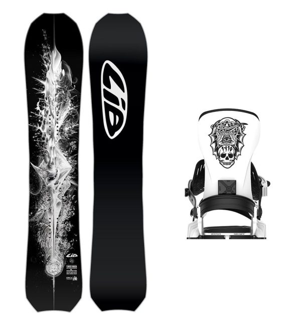 Lib Tech Orca Snowboard with Bent Metal Transfer Snowboard Binding 2025 Online now