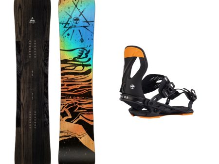 Arbor Bryan Iguchi Pro Camber with Arbor Cypress Snowboard Binding 2025 Online