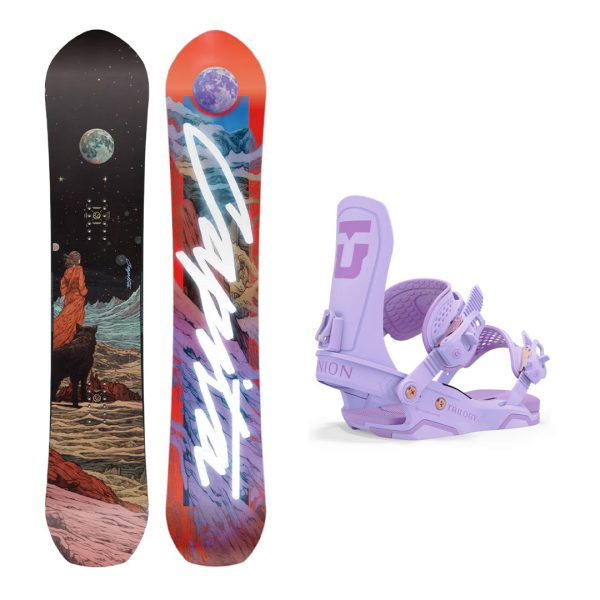 CAPiTA The Equalizer Women s Snowboard with Union Women s Trilogy Snowboard Binding 2025 For Sale