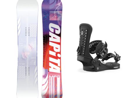 CAPiTA Pathfinder Camber Snowboard with Union Force Classic Snowboard Bindings 2025 on Sale