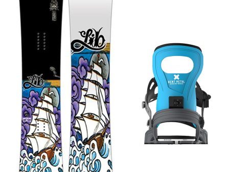 Lib Tech Jamie Lynn Twin 30 Year Snowboard with Bent Metal Bolt Snowboard Binding 2025 For Sale