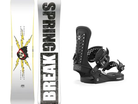 CAPiTA Spring Break Resort Twin Snowboard with Men s Union Force Classic Snowboard Bindings 2025 For Cheap