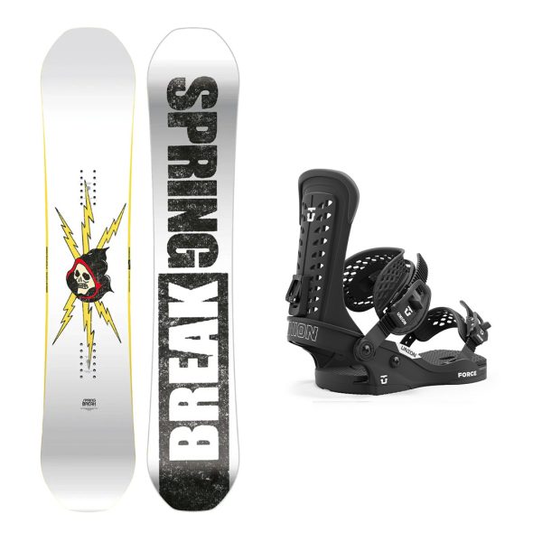 CAPiTA Spring Break Resort Twin Snowboard with Men s Union Force Classic Snowboard Bindings 2025 For Cheap