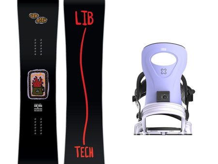 Lib Tech Lib Rig Snowboard with Bent Metal Women s Metta Snowboard Binding 2025 For Sale