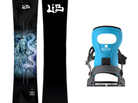 Lib Tech Skunk Ape Snowboard with Bent Metal Bolt Snowboard Binding 2025 on Sale