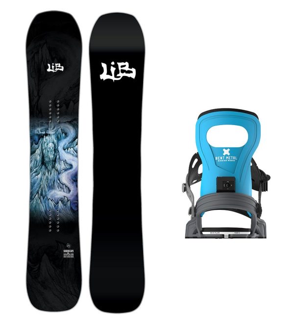 Lib Tech Skunk Ape Snowboard with Bent Metal Bolt Snowboard Binding 2025 on Sale