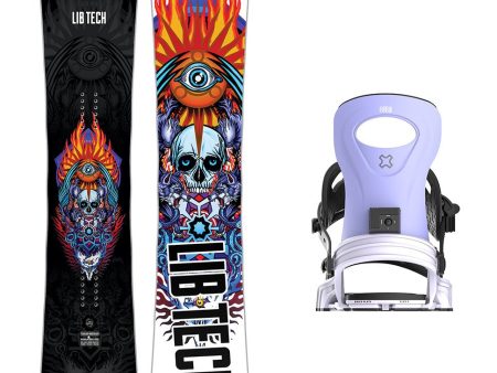 Lib Tech Terrain Wrecker Snowboard with Bent Metal Women s Metta Snowboard Binding 2025 Online Hot Sale