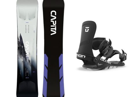 CAPiTA Mega Mercury Snowboard with Union Ultra Snowboard Bindings 2025 For Cheap