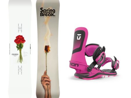 CAPiTA Spring Break Powder Twin Snowboard with Union Women s Ultra Snowboard Binding 2025 For Discount