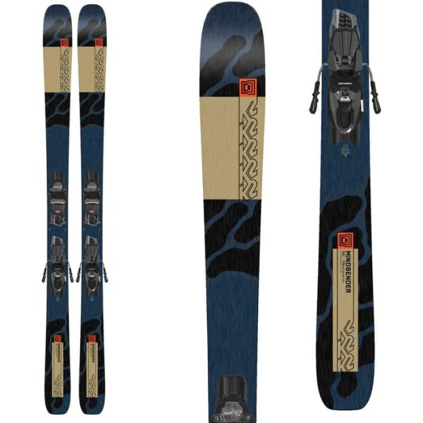 K2 Mindbender 90C Skis with Marker Squire 10 Bindings 2024 Supply