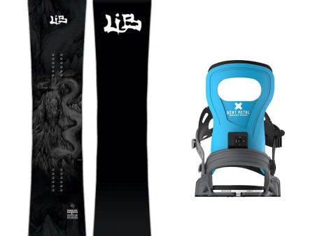 Lib Tech Skunk Ape Camber Snowboard with Bent Metal Bolt Snowboard Binding 2025 on Sale