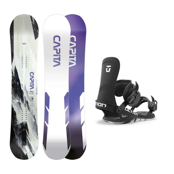 CAPiTA Mercury Snowboard with Union Ultra Snowboard Bindings 2025 on Sale