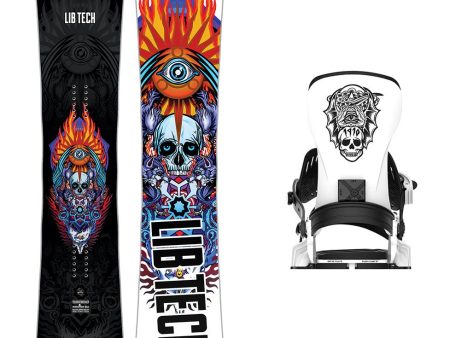 Lib Tech Terrain Wrecker Snowboard with Bent Metal Transfer Snowboard Binding 2025 Online now