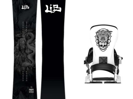 Lib Tech Skunk Ape Camber Snowboard with Bent Metal Transfer Snowboard Binding 2025 Cheap