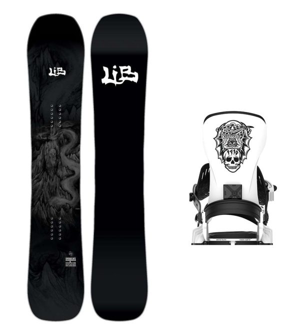 Lib Tech Skunk Ape Camber Snowboard with Bent Metal Transfer Snowboard Binding 2025 Cheap