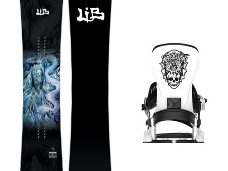 Lib Tech Skunk Ape Snowboard with Bent Metal Transfer Snowboard Binding 2025 For Discount