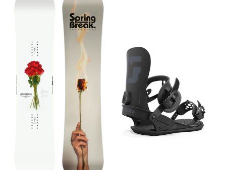 CAPiTA Spring Break Powder Twin Snowboard with Men s Union Strata Snowboard Bindings 2025 Online Hot Sale