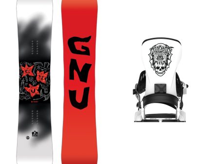 GNU Men s C Money Snowboard with Bent Metal Transfer Binding 2025 Online now