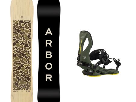 Arbor Carter Snowboard with Arbor Cypress Pat Moore Snowboard Binding 2025 Hot on Sale