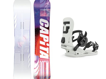 CAPiTA Pathfinder Camber Snowboard with Union Strata Snowboard Bindings 2025 Supply