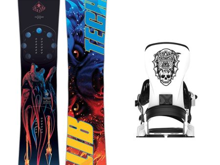 Lib Tech Rasman Snowboard with Bent Metal Transfer Snowboard Binding 2025 Online Sale