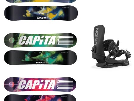 CAPiTA Outerspace Living Snowboard with Union STR Snowboard Bindings 2025 Discount