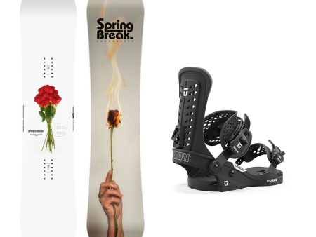 CAPiTA Spring Break Powder Twin Snowboard with Men s Union Force Classic Snowboard Bindings 2025 Online Sale