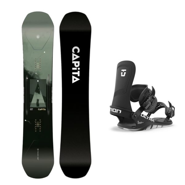 CAPiTA Super D.O.A Snowboard with Union Ultra Snowboard Bindings 2025 Cheap