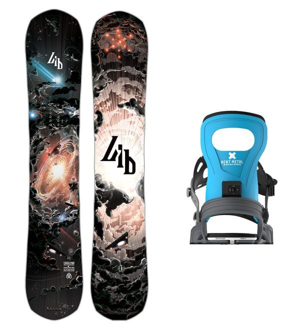 Lib Tech T Rice Pro Snowboard with Bent Metal Bolt Snowboard Binding 2025 Online