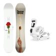 CAPiTA Spring Break Powder Twin Snowboard with Men s Union Force Classic - Team High Back - Snowboard Binding 2025 on Sale