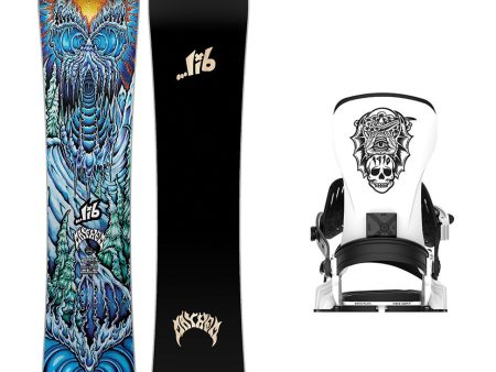 Lib Tech Mayhem Rocket Snowboard with Bent Metal Transfer Snowboard Binding 2025 on Sale