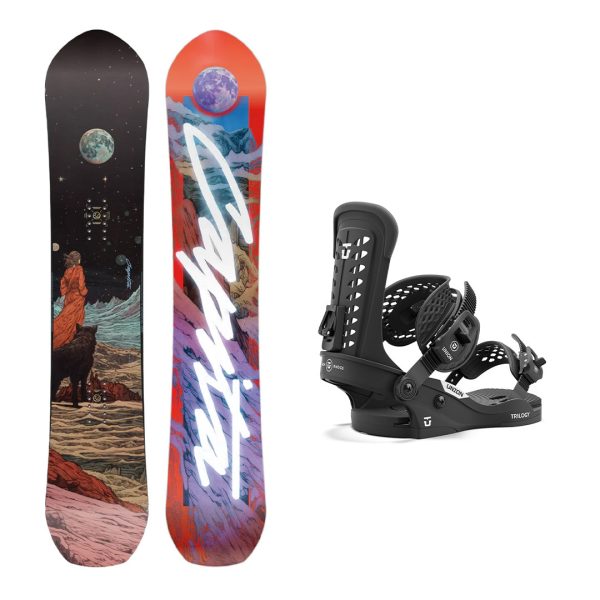 CAPiTA The Equalizer Women s Snowboard with Union Women s Trilogy Classic Snowboard Bindings 2025 on Sale