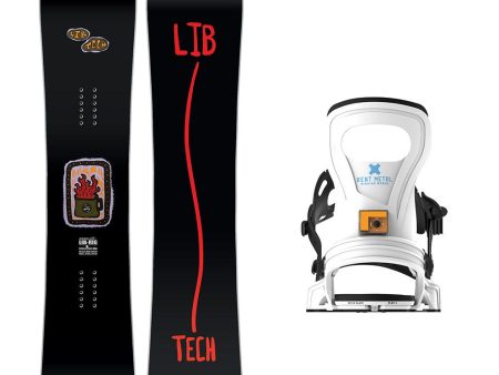 Lib Tech Lib Rig Snowboard with Bent Metal Women s Beam Snowboard Binding 2025 Cheap